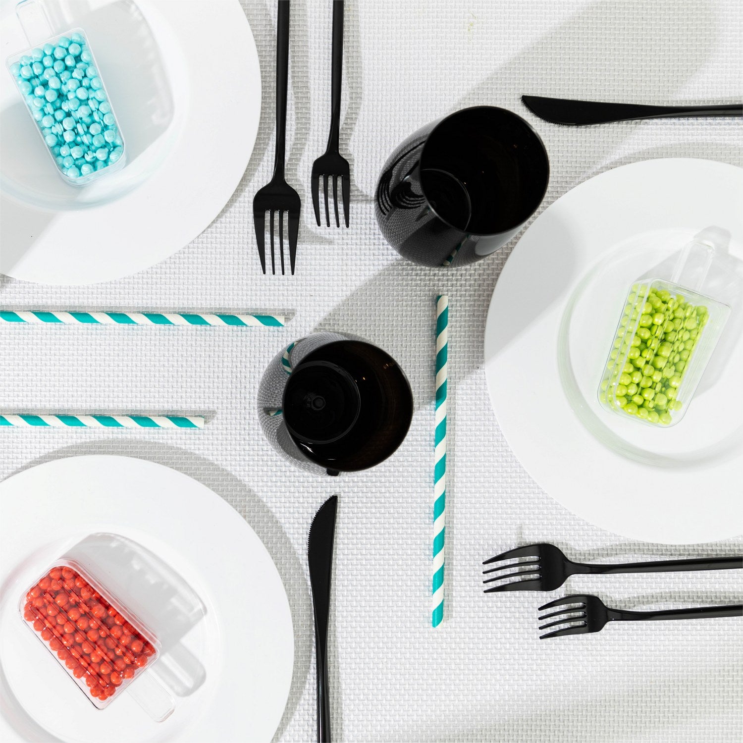 Ices Shaped Acrylic Candy Boxes 12 Pack 4.25"X2"X1"